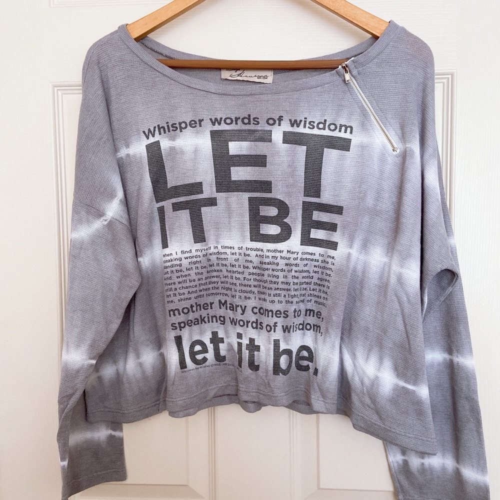 Vintage Havana Tye-dye Cropped Graphic Tee